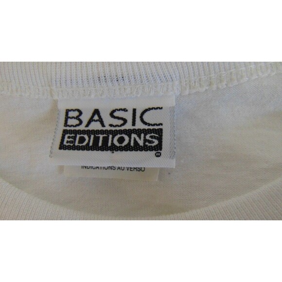 VTG 90's Basic Editions Graphic T-shirt White Mailbox Grandmacore Cottagecore M - Picture 8 of 9